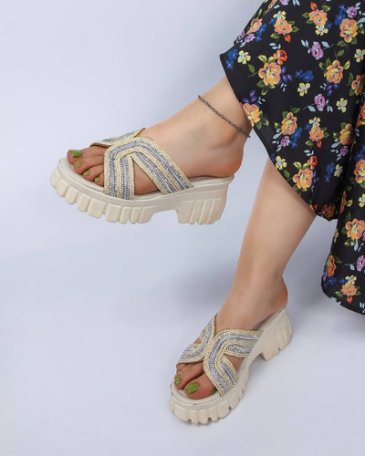 صندل مجلسی زربافت پاشنه و کفه استاندارد