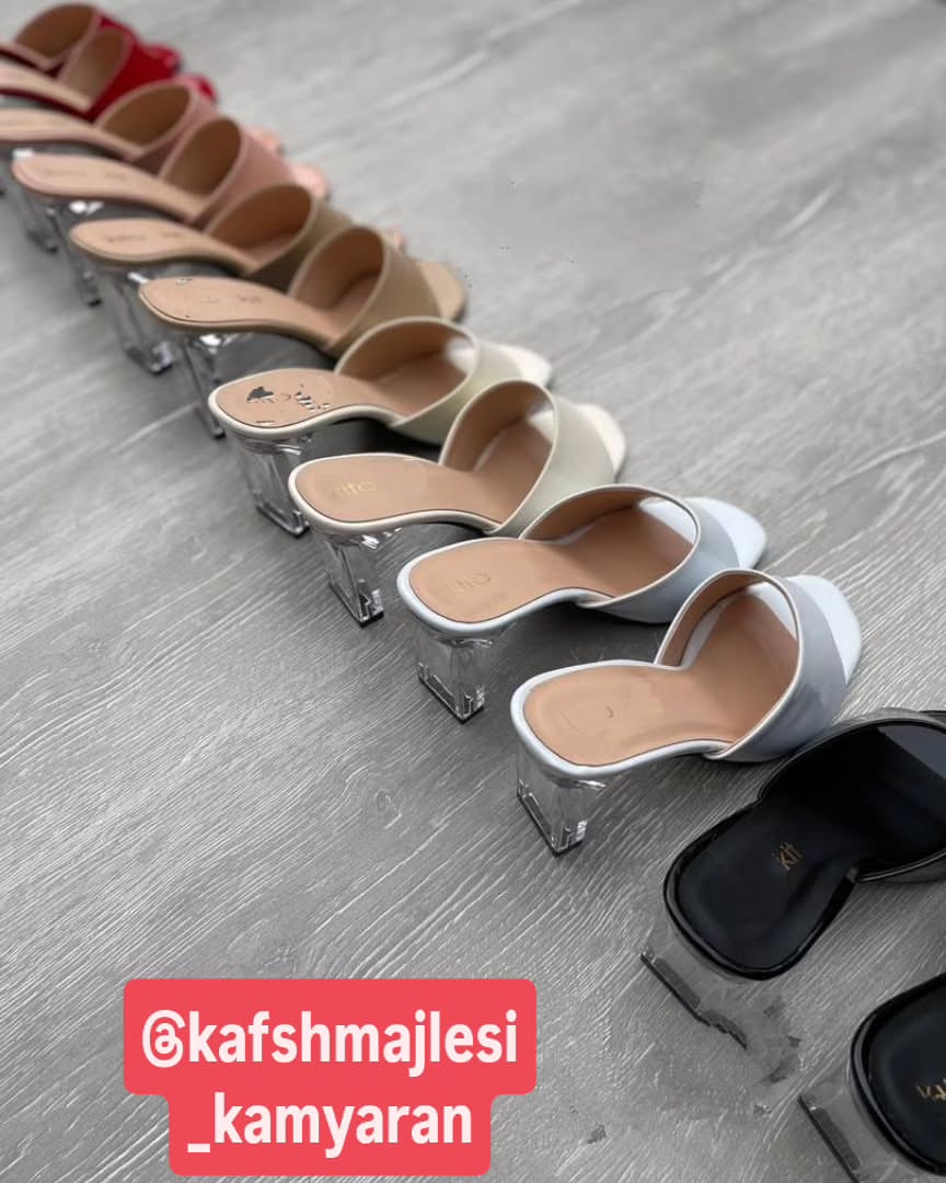 صندل های جدید پاشنه شیشه مقاوم